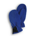 Royal Blue Fleece Zipper Mittens